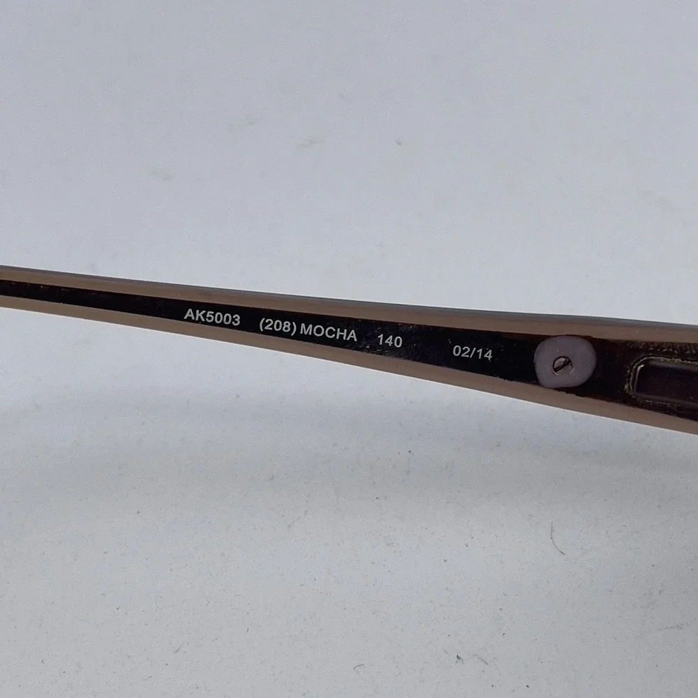 Anne Klein AK5003-208 Women Eyeglasses Frame Brown Plastic Half Rim 52-17-140 mm